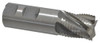 Interstate Coarse Tooth M-42 Cobalt Centercutting Roughing End Mill, 1" Mill Dia., 1" Shank Dia., 1-1/8" LOC - 40-781-7