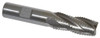 Interstate Coarse Tooth M-42 Cobalt Centercutting Roughing End Mill, 11/16" Mill Dia., 5/8" Shank Dia., 1-5/8" LOC - 40-765-0