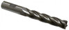 Interstate Coarse Tooth M-42 Cobalt Centercutting Roughing End Mill, 5/8" Mill Dia., 5/8" Shank Dia., 3-1/8" LOC - 40-764-3