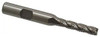 Interstate Coarse Tooth M-42 Cobalt Centercutting Roughing End Mill, 1/4" Mill Dia., 3/8" Shank Dia., 1-1/8" LOC - 40-736-1