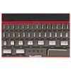 Value Collection Gage Block Set, 0.05 to 1" Range, 36 Pc., Round, 0.000100" Tolerance 630-4050 - 30-909-6