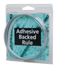 Mylar Adhesive Backed Rule, Horizontal, Left to Right, 1/32" Grad., 6 ft. Length, 1/2" Width, Silver - 32-675-1