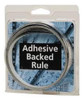 Mylar Adhesive Backed Rule, Horizontal, Right to Left, 1/16" Grad., 1 ft. Length, 1/2" Width, Silver - 32-684-3