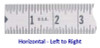 Mylar Adhesive Backed Rule, Horizontal, Left to Right, 1/16" Grad., 6 ft. Length, 1/2" Width, Clear - 32-699-1