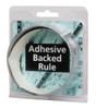 Mylar Adhesive Backed Rule, Vertical, Bottom to Top, 1/16" Grad., 3 ft. Length, 1-1/4" Width, Silver - 32-763-5