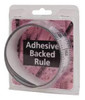 Mylar Adhesive Backed Rule, Vertical, Top to Bottom, 1/16" Grad., 6 ft. Length, 1-1/4" Width, Silver - 32-770-0