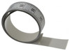 Mylar Adhesive Backed Rule, Vertical, Top to Bottom, 1/16" Grad., 9 ft. Length, 1-1/4" Width, Silver - 32-776-7