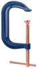 Top Quality Forged C-Clamp w/ Copper Plated Screw & Handle, 3-12" Opening Capacity, 5-3/4" Throat Depth - 33-013-4
