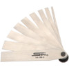SPI 10 Leaf Taper Gage, 2 to 12mm Measurement, 64mm Long, Tempered Steel, 0.02mm Graduation - 14-185-3