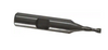 Finishing End Mill, M42 Cobalt HSS, Single End 2 Flute, 3/8" Cut Length, 1/8" Mill Dia - 54-101-1