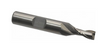 Finishing End Mill, M42 Cobalt HSS, Single End 2 Flute, 1/2" Cut Length, 1/4" Mill Dia - 54-103-7