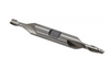 Finishing End Mill, M42 Cobalt HSS, Double End 2 Flute, 7/16" Cut Length, 3/16" Mill Dia - 54-153-2