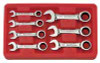 GEARWRENCH 7 Piece SAE Stubby Combination Ratcheting Wrench 9507D - KD9507