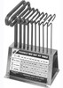 Eklind Long Reach T-Handle Hex Key Bench Set - 36198