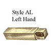 Precise Carbide Tipped Tool Bit, Style AL - Left Hand, Grade C6, 5/16" Shank - AL5-C6