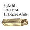 Precise Carbide Tipped Tool Bit, Style BL - Left Hand 15° Angle, Grade C6, 5/8" Shank - BL10-C6