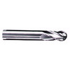 Precise Solid Carbide Ball Nose End Mill, Extra Long Length, 2 Flute, 5/8" - 225-5/8