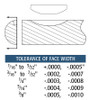 HSS Straight Tooth Woodruff Key Seat Cutter #710, 1-1/4" cut dia, 7/32" width - 65-131-5