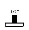 AGD Flat Contact Point, 1/2" - 9367