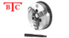 QU Industrial Ultra Short 3-Jaw Scroll Chucks - Solid Jaws