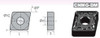 CNMG/DM BLACK DIAMOND COATED CARBIDE INSERTS - 6030-2433