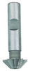 TiN Coated Single Angle Shank Type Chamfer Cutter, 60°, 3/4" dia, 3/8" shank - 65-235-4