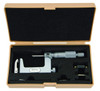 Mitutoyo Uni-Mike Micrometer, Interchangeable Anvil Type, 25-50mm w/ Ratchet Stop - 117-102