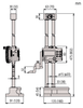 Mitutoyo Digimatic Double Column Digital Height Gage, 0-40"/0-1000mm - 192-633-10