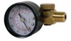 Jupiter Pneumatics Brass Air Regulator with Pressure Gage 4710302525JP - 67-368-1