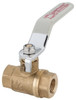Jupiter Pneumatics Brass Ball Valve, Full Port #9914036931JP, Female x Female 1/4" - 67-410-1