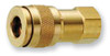 Jupiter Pneumatics Universal Brass Coupler, 1/4" Female NPT - 93-383-8