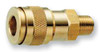 Jupiter Pneumatics Universal Brass Coupler, 1/4" Male NPT - 93-384-6