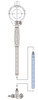 Mitutoyo 125mm/4.92" Extension Rod for 160-400mm/6.5-16" models - 953557