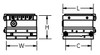 Suburban 4"L x 4"W x 4-5/8"H Permanent Magnetic Sine Plate Fine - MSP-44-FP-S0