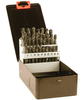 Precise 60 Piece HSS Screw Machine Stub Length Twist Drill Set, A to Z - A63