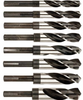 S&D Silver & Deming Reduced Shank Drills 8 Piece Set Overall Length 6"