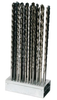 Precise 25 Piece Extra Long "Long Boy" Twist Drill Set, 1/8" to 1/2" by 64ths, 12" OAL