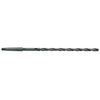 Precise 118° H.S.S. 1MT Taper Shank Extra Long Twist Drill, 3/8" Size, 8" Flute Length, 12" Overall Length