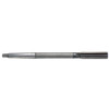 Lavallee & Ide H.S.S. Straight Flute Taper Shank Chucking Reamer, 7/16" Size, Morse Taper 1, 7" Overall Length