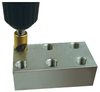 Rushmore USA Single Flute 82° Angle M42 8% Cobalt TiN Coated Countersink, 3/8" Size, 1/4" Shank Diameter, 2" Overall Length
