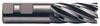 Precise 6 Flute H.S.S. Square End Finishing Single End Mill, 1-1/4" Size, 1-1/4" Shank Diameter, 2" Length of Cut, 4-1/2" Overall Length