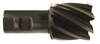 Precise 8 Flute H.S.S. Square End Finishing Single End Mill, 2" Size, 3/4" Shank Diameter, 2" Length of Cut, 4-1/2" Overall Length