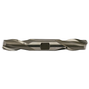 Precise H.S.S. 2 Flute Double End Mill, 13/32" Size, 1/2" Shank Diameter, 13/16" Length of Cut, 3-3/4" Overall Length