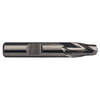 Rushmore USA 2 Flute H.S.S. Finishing Single End Mill, 1" Size, 1" Shank Diameter, 1-5/8" Length of Cut, 4-1/8" Overall Length
