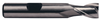 Precise 2 Flute H.S.S. Single End Mill, 1" Size, 1" Shank Diameter, 1-5/8" Length of Cut, 4-1/8" Overall Length