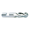 Precise 4 Flute H.S.S. Ball End Single End Mill, 5/8" Size, 5/8" Shank Diameter, 1-5/8" Length of Cut, 3-3/4" Overall Length
