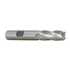 Rushmore USA 4 Flute M42 8% Cobalt Corner Radius End Mill, 5/8" Size, 5/8" Shank Diameter, .020" Corner Radius, 1-5/8" Length of Cut, 3-3/4" Overall Length