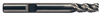 Precise Trijet-45 3 Flute M42 8% Cobalt Metric Uncoated Roughing Single End Mill, 10mm Shank, Length of Cut 22mm, 72mm OAL