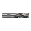 Precise 3 Flute M42 8% Cobalt Roughing & Finishing Single End Mill, 1-1/4" Size, 3/4" Shank Diameter, 2" Length of Cut, 4-1/4" Overall Length
