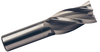 Precise M42 8% Cobalt 4 Flute Single End Mill, 7/8" Size